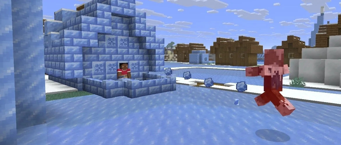 Packed ice bricks and chiseled packed ice from the official 26.4 Snapshot 5 announcement