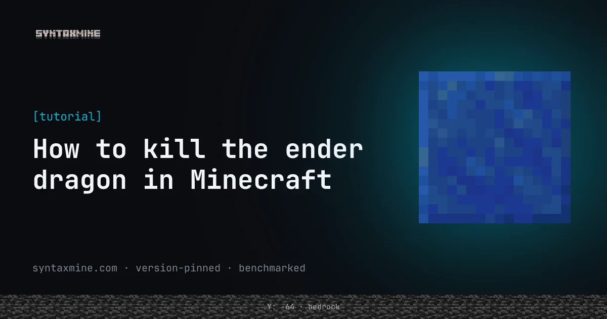 The ender dragon circling above the exit portal among obsidian pillars in the End